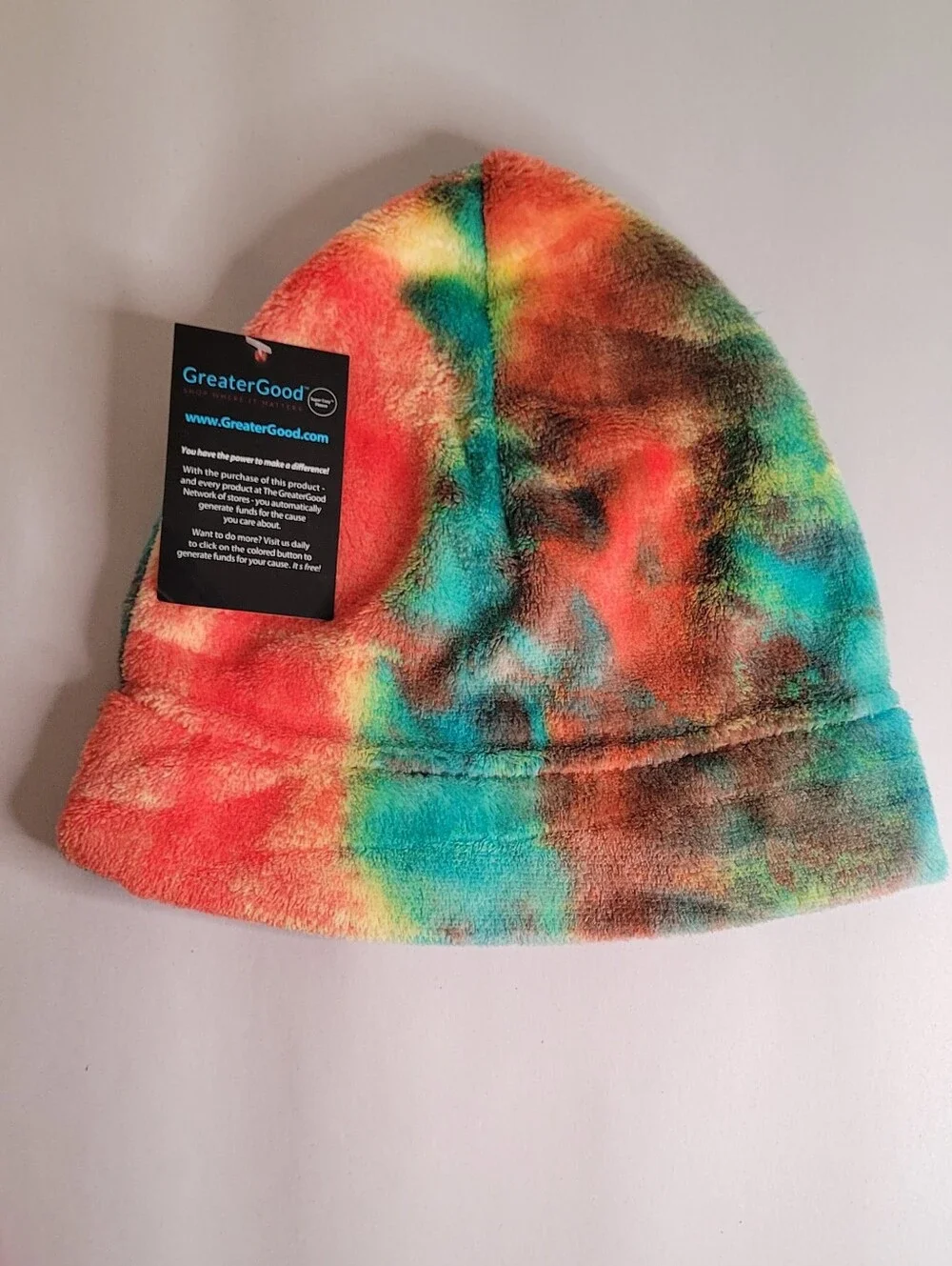 Greater Good Tie Dye Fleece Beanie